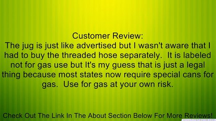 Scribner Plastics 2000K Black 5 Gallon Utility Jug Review