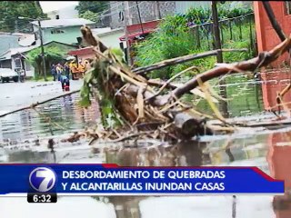 Colapso de alcantarillas afectó varias viviendas en Guadalupe