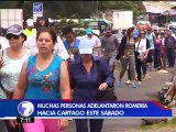 Cientos de romeros adelantaron su recorrido hacia la Basílica de los Ángeles