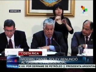 Renuncia viceministro de la Presidencia de Costa Rica, Daniel Soley