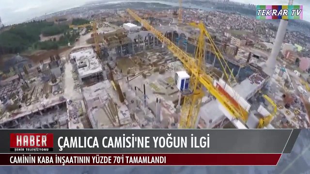 Çamlıca Camisi'ne Yoğun İlgi