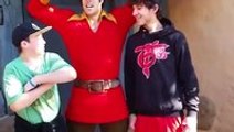 Gaston tells boy that his mom has 