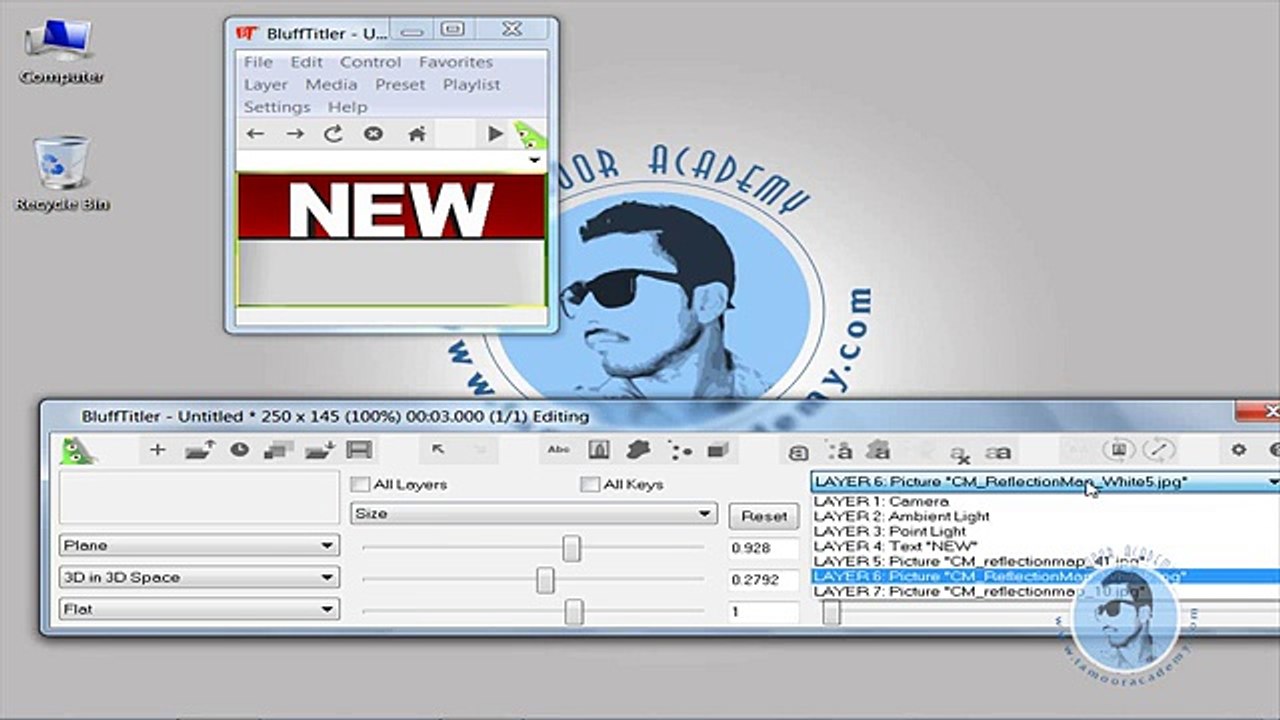BluffTitler complete urdu course Lesson no 9
