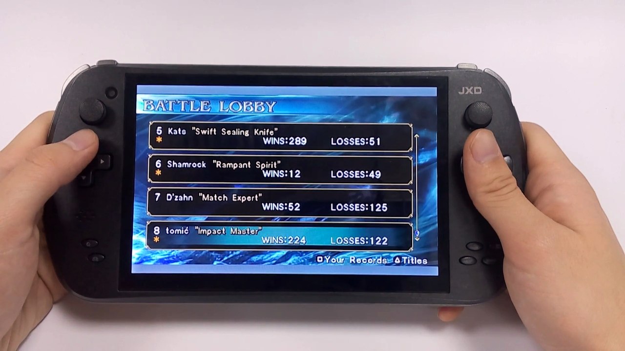 JXD S7800b Review |Soulcalibur: Broken Destiny PSP Fighting Video Game Part 3