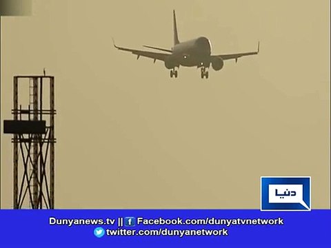 Winds force plane to land almost sideways at Leeds Airport