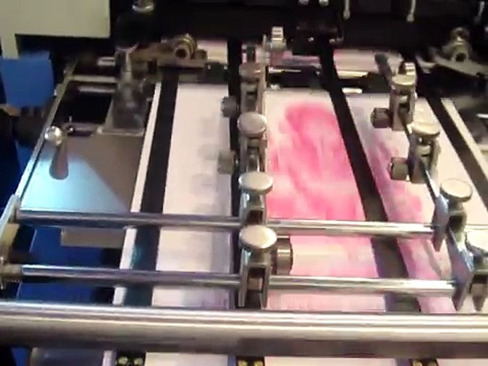 Prakash mini offset two colour non woven printing machine Prakash Offset Machinery