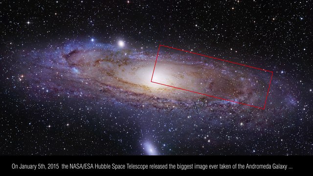 Images en Super HD d'andromède : Hubble (NASA)