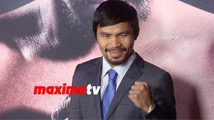 Manny Pacquiao MANNY Los Angeles Premiere
