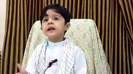 A little child addressing Quraan. MashaAllah must watch