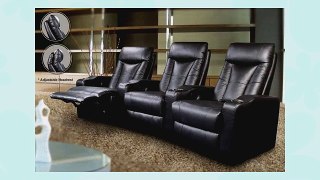 3 Seated Theatre Recliners - Coaster 600130-3