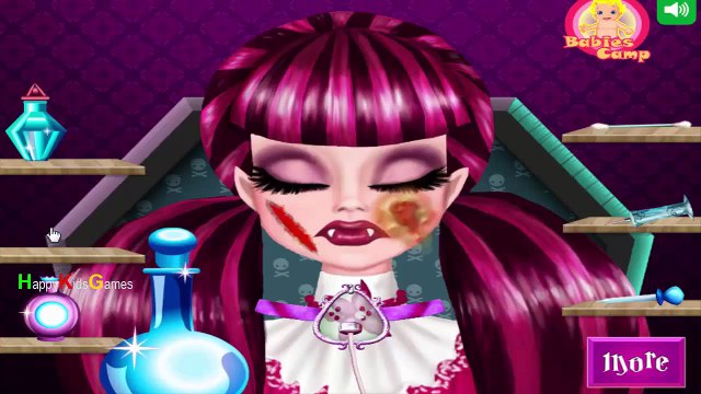 Monster High Games - DRACULAURA SURGERY GAME - Game Walkthrough