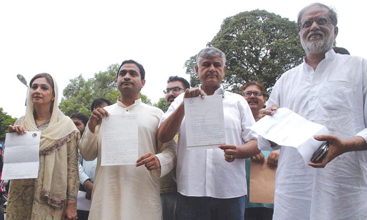 Resignations of PTI's Sindh MPAs accepted