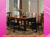 Steve Silver Lakewood 5-Piece Dining Table Set in Rich Oak