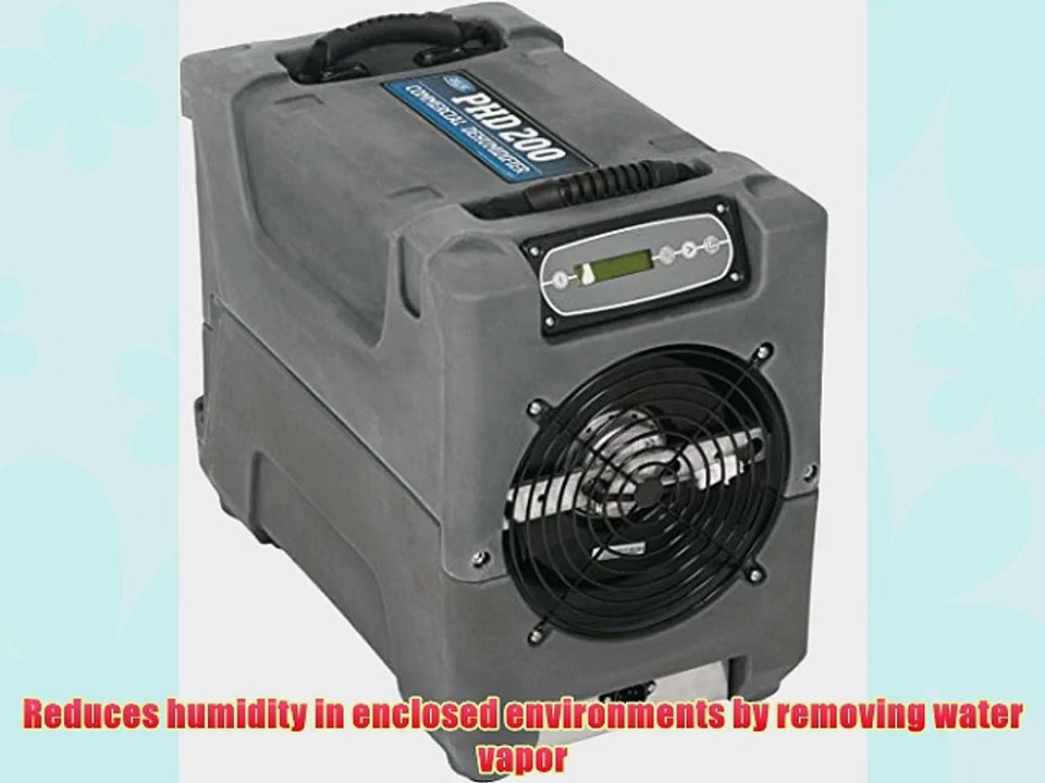 Drieaz F515 PHD 200 Compact Dehumidifier 12.5 Width Gray