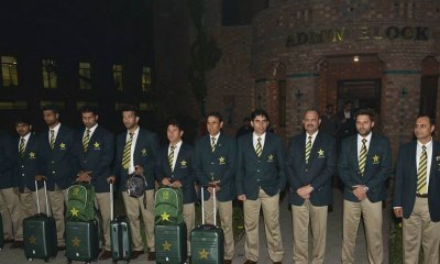 Pakistan cricketers embark on World Cup mission