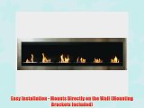 Ignis Maximum Wall Mount Ventless Ethanol Fireplace