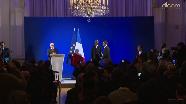 Cérémonie d'accueil dans la citoyenneté française de Lassana Bathily