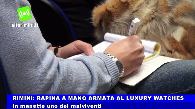 Rapina a mano armata al Luxury Watches, in manette uno dei malviventi