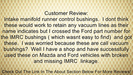 Dorman Help! 47099 Vac Ret Bush Mark 93 Review