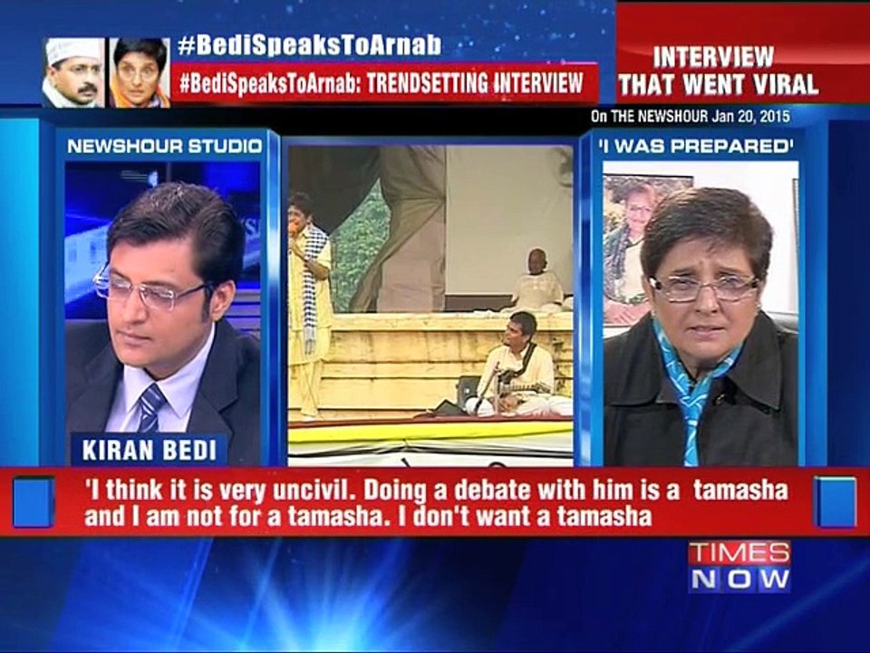 Kiran Bedi faces tough questions