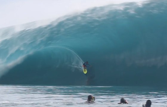 Matahi Drollet at Teahupoo 4 - 2015 Billabong Ride of the Year Entry - XXL Big Wave Awards