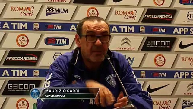 Empoli, Sarri: 'Mi dispiace per i ragazzi, ma a me...'