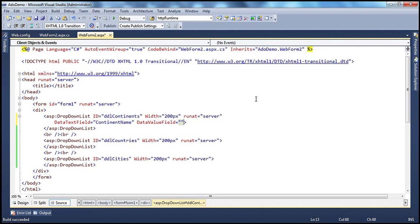 What is Cascading DropDownList in Asp.Net Part - 22