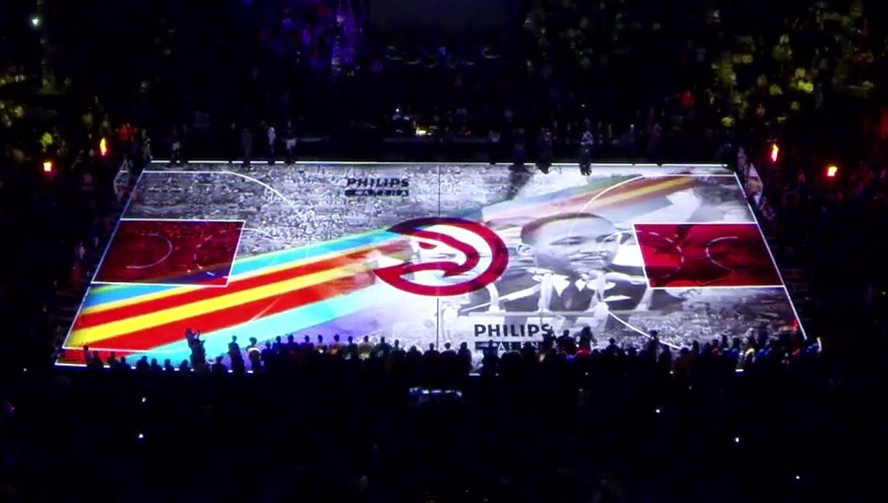 L'excellente présentation des joueurs des Hawks pour le MLK Day