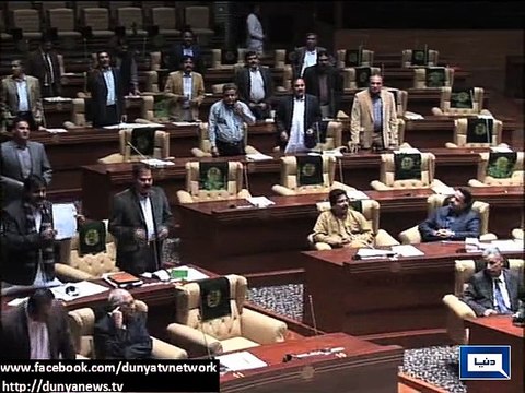Dunya news- MQM members walk out of Sindh Assembly