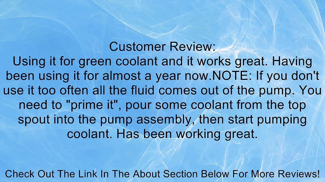 ATD Tools 5019 Plastic Rotary Pump Review