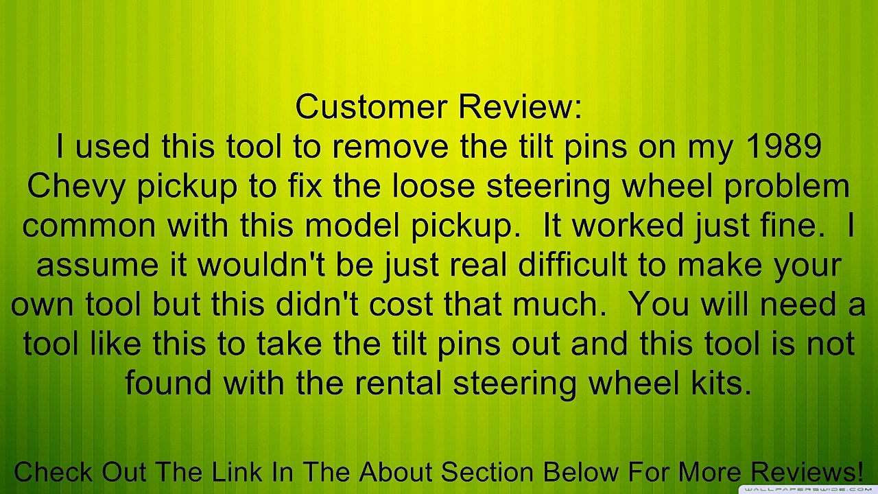 Lisle 19940 Pivot Pin Remover Review