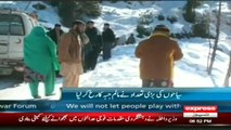 snow falling in swat valley and tourism by sherin zada