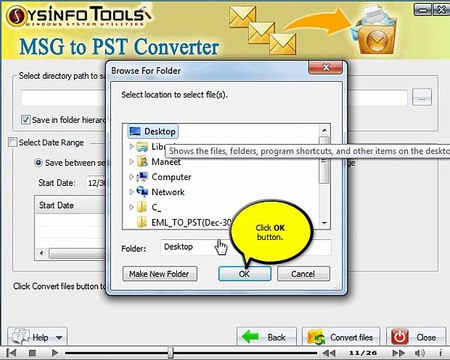 SysInfoTools MSG to PST Converter