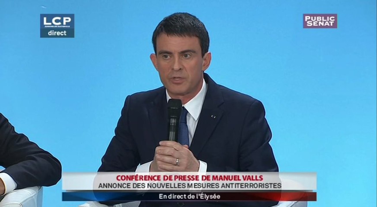Emission spéciale suite au conseil des Ministres : Annonce des nouvelles mesures antiterroristes - Evénements