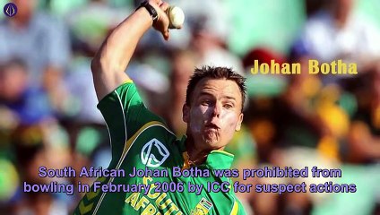 TOP 10 Cicket Bowlers Banned For Illegal Bowling Action