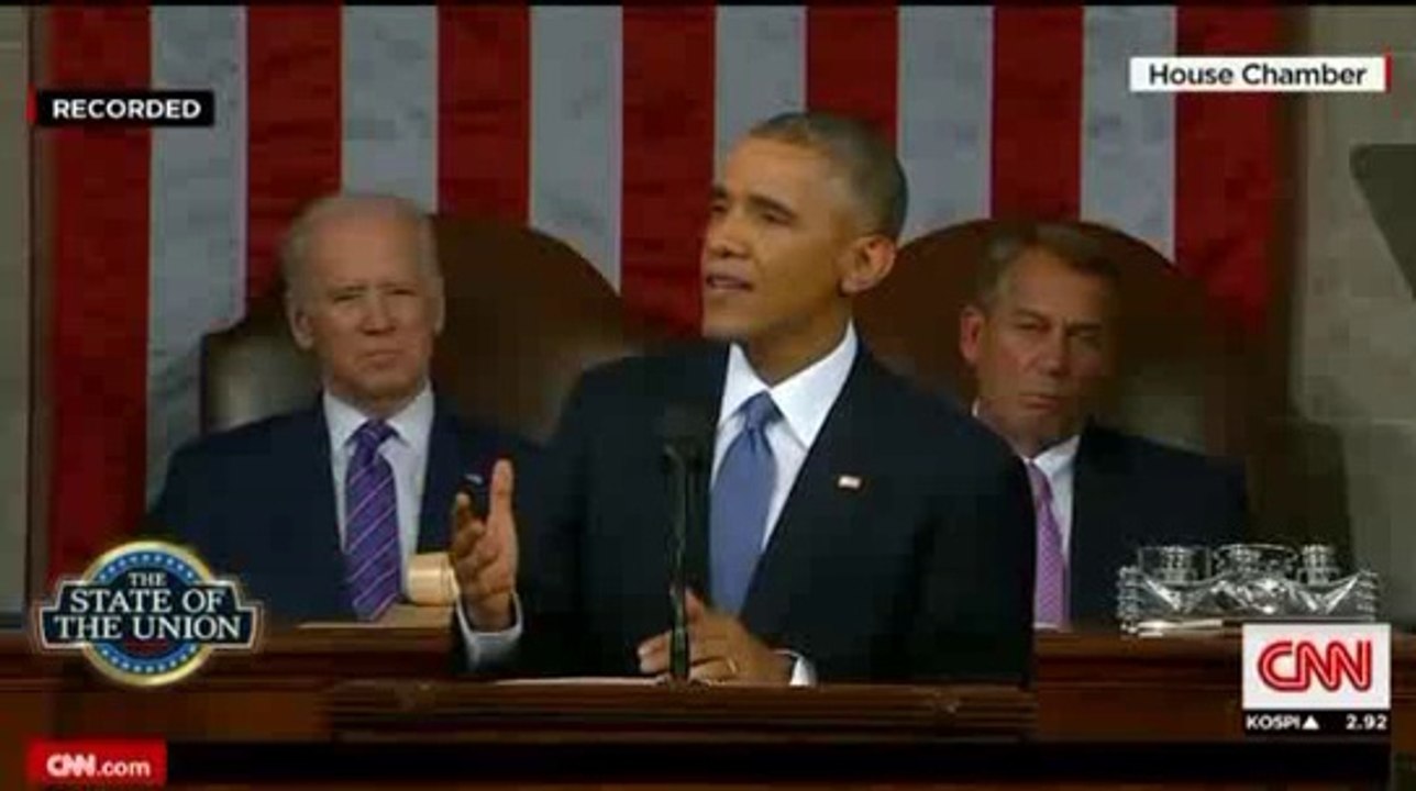 USA President Bark Obama speech with American People in house chamber New york
