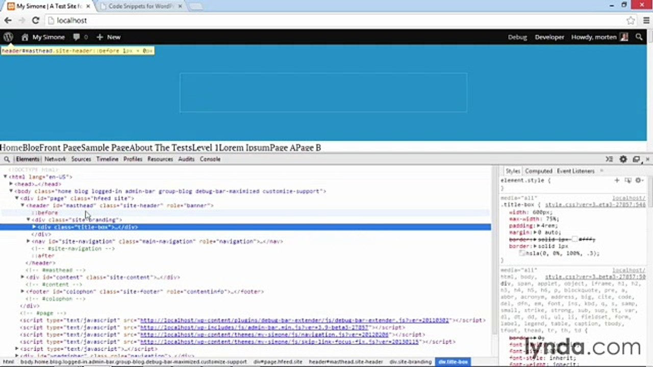 Building Theme from Scratch with underscore lecture 22 hideshow
