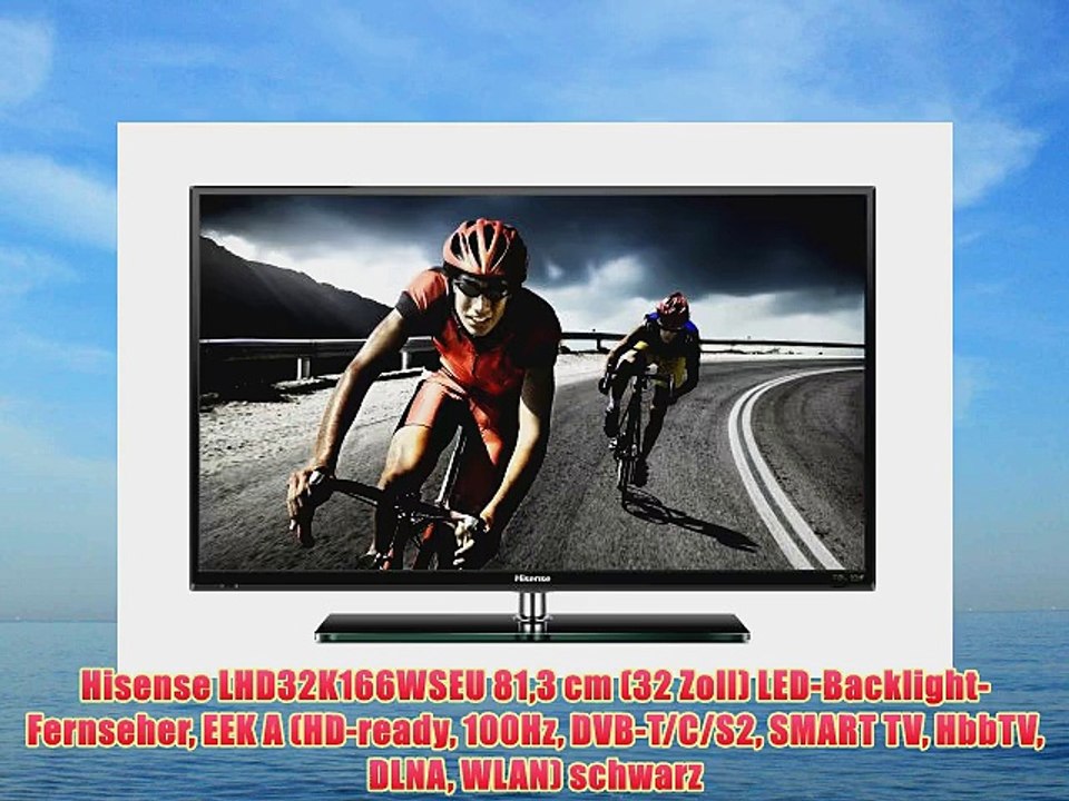 Hisense LHD32K166WSEU 813 cm (32 Zoll) LED-Backlight-Fernseher EEK A (HD-ready 100Hz DVB-T/C/S2