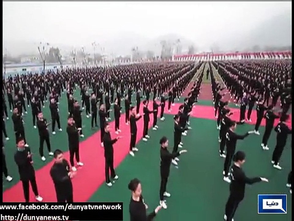 New Guinness World Record by 10021 Chinese Martial Arts Expert