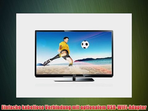 Philips 47PFL4007K/12 119 cm (47 Zoll) LED-Backlight-Fernseher EEK A (Full-HD 200Hz PMR DVB-C/T/S