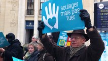 Mobilisation contre l'euthanasie à Caen