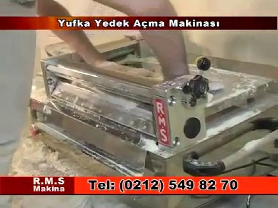 Yufka Yedek Açma Makinası - R.M.S - Remteks Makina Sanayi - www.rmsmakina.com