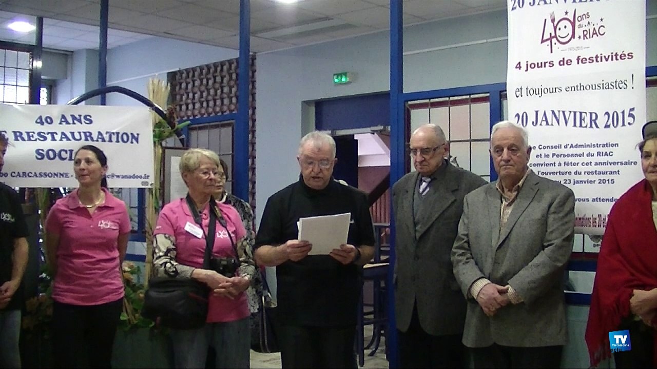 Le RIAC de Carcassonne fête ses 40 ans et ses 7 millions de repas servis.