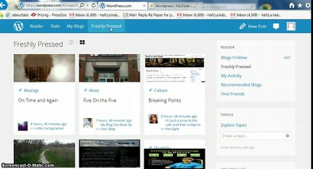 Logging into Wordpress