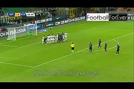 Inter Milan 2 - 0 Atalanta # Hernanes Super Free-Kick