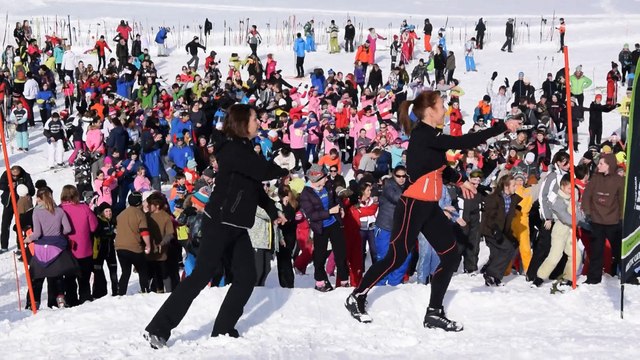 Journée Blanche UNSS Franche-Comté : la flash mob
