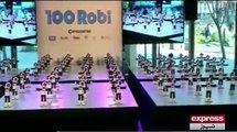 Dancing 100 Robots