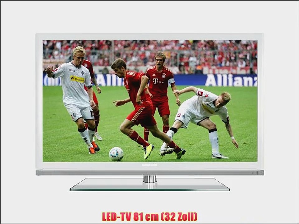 Grundig 32 VLE 8130 WL 81 cm (32 Zoll) LED-Backlight-Fernseher EEK B (Full-HD DVB-T/C/S2) wei?