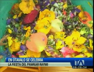 En Otavalo se celebra el Pawkar Raymi 2015