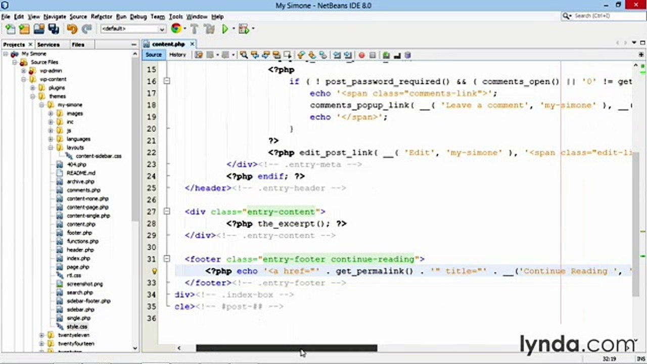 Building Theme from Scratch with underscore lecture 64 more link